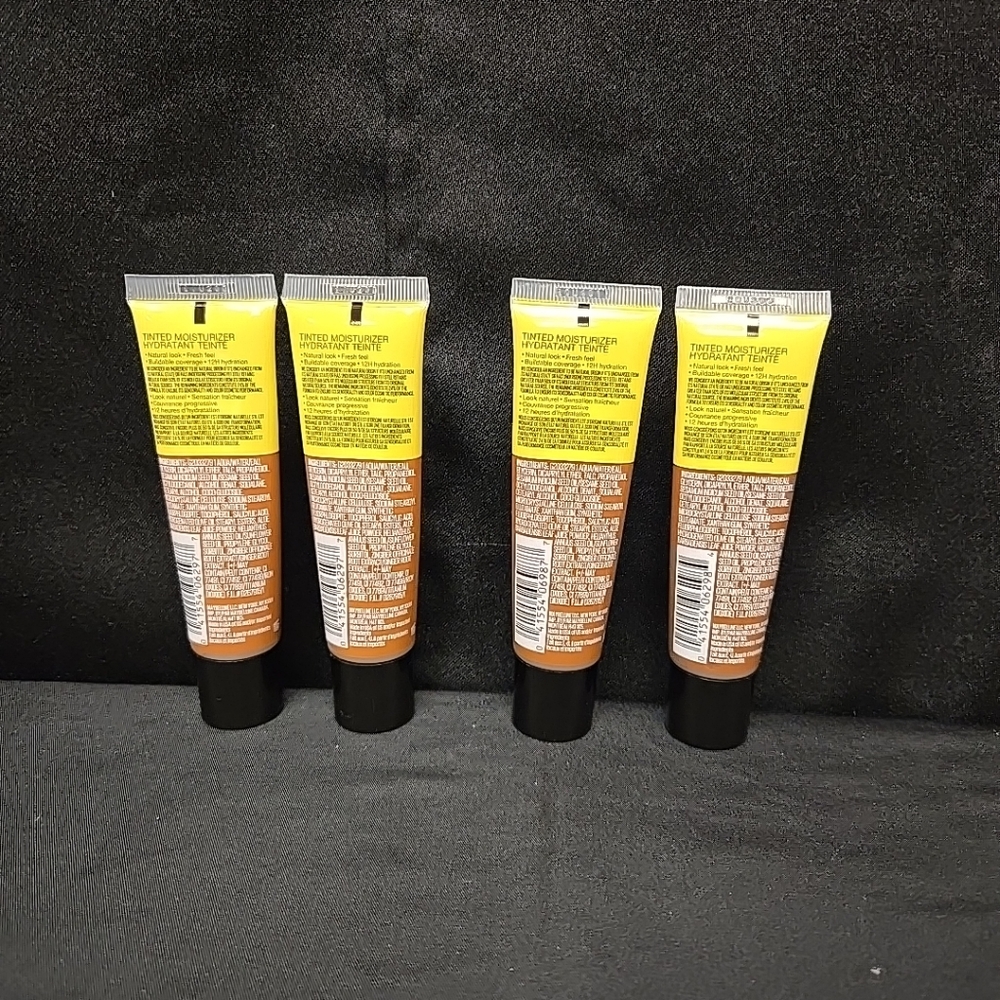 Mixed 4pc Lot Maybelline Fit Me Tinted Moisturizer With Aloe 360 368 & 370 - Picture 4 of 6